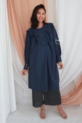 MAMA HAMIL Dress Olin Tunic Baju Hamil Menyusui Katun Kaos Adem Nyaman Murah Modis Elegant Simple Outfit   DRO 1015 15  large
